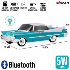 Caixa de Som Bluetooth Cadillac WS-1965 Xtrad - Azul